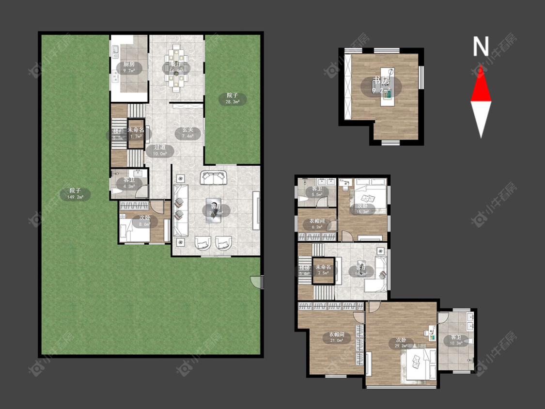 常州龙湖原山别墅区在售二手房源户型图_小牛看房