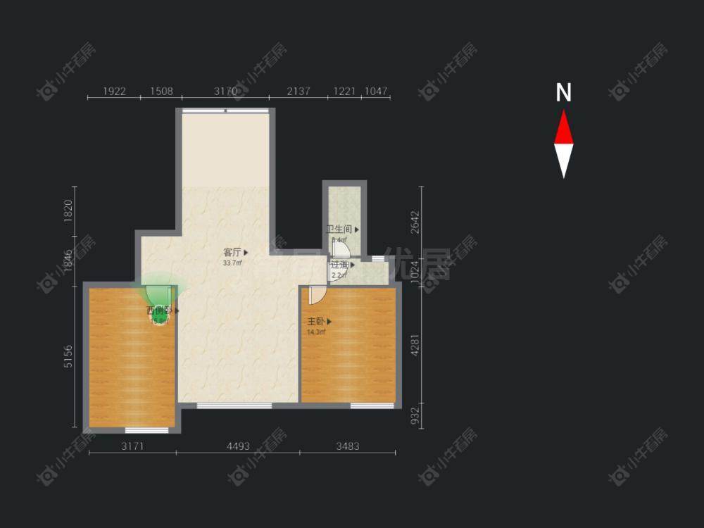 常州府翰苑西区在售二手房源户型图_小牛看房