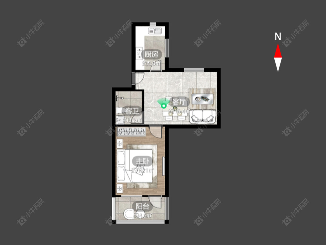 常州北环新村在售二手房源户型图_小牛看房