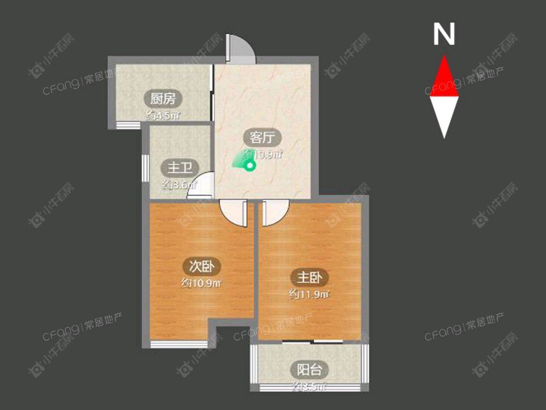 常州香缇湾花园在租房源室内图_小牛看房