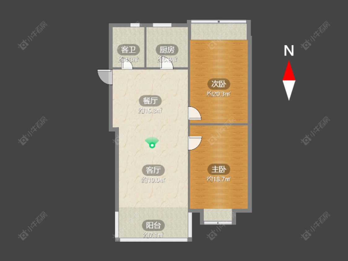 常州润德半岛在售二手房源户型图_小牛看房