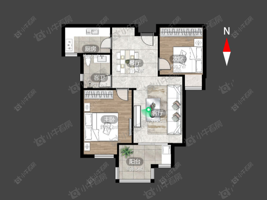 常州深业华府在租房源_小牛看房