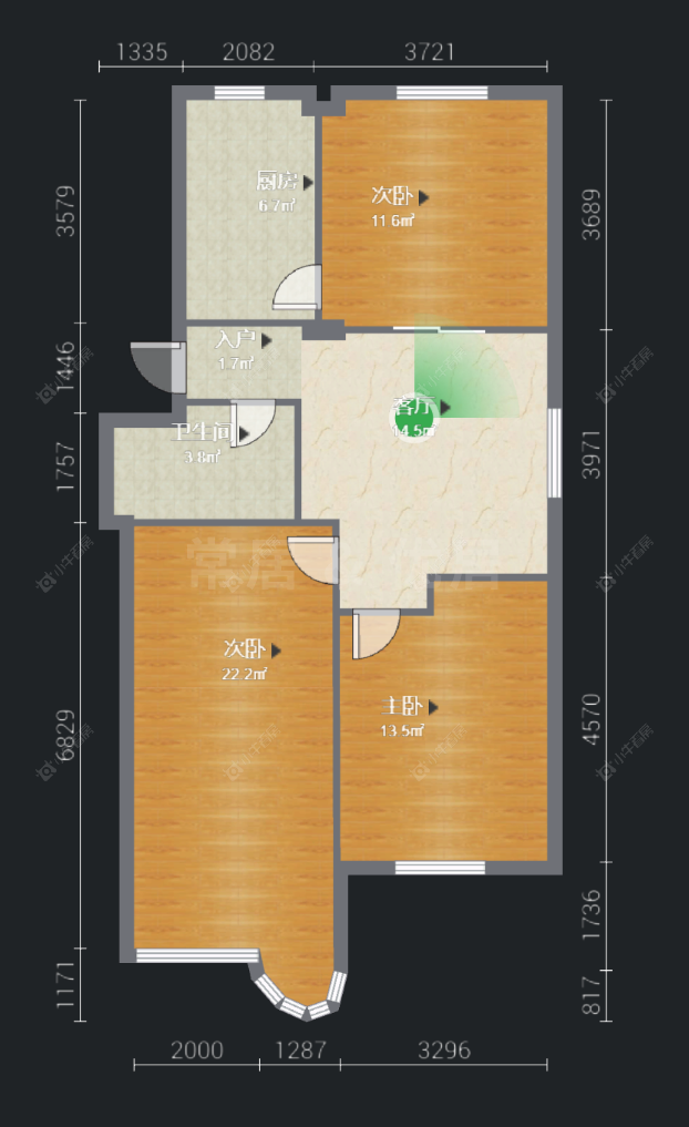 常州故园里在售二手房房源户型图_小牛看房