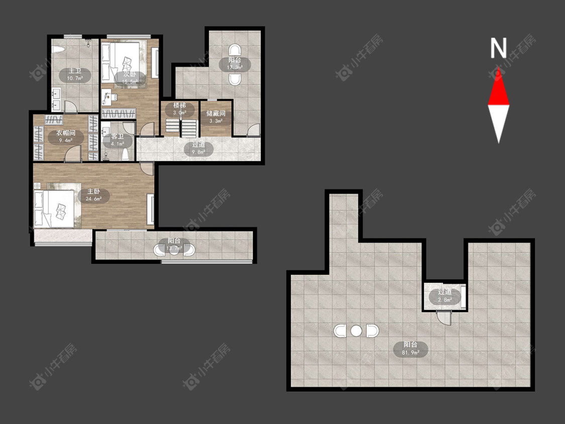 印山风华房源户型图 常州印山风华在售二手房源户型图_小牛看房