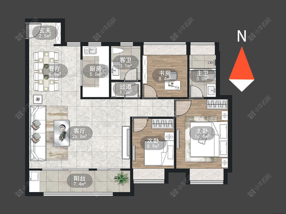 常州万科四季都会在售二手房源_小牛看房