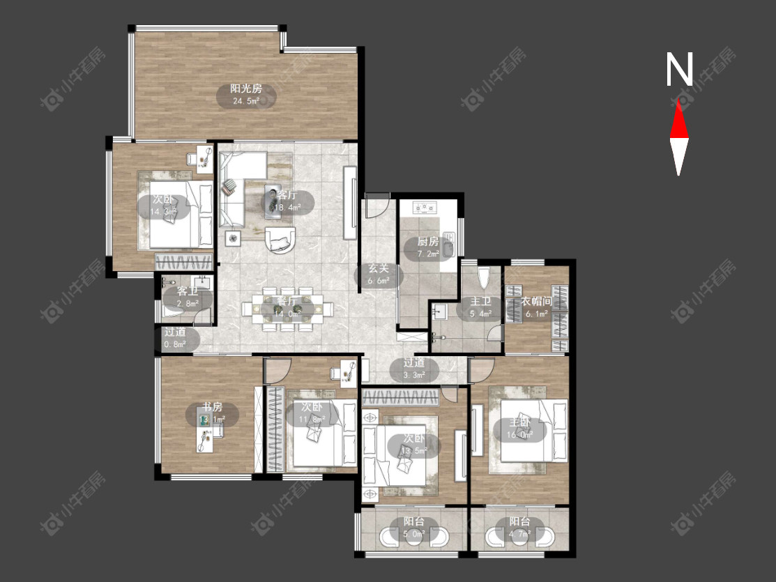 常州高成天鹅湖在售二手房源户型图_小牛看房