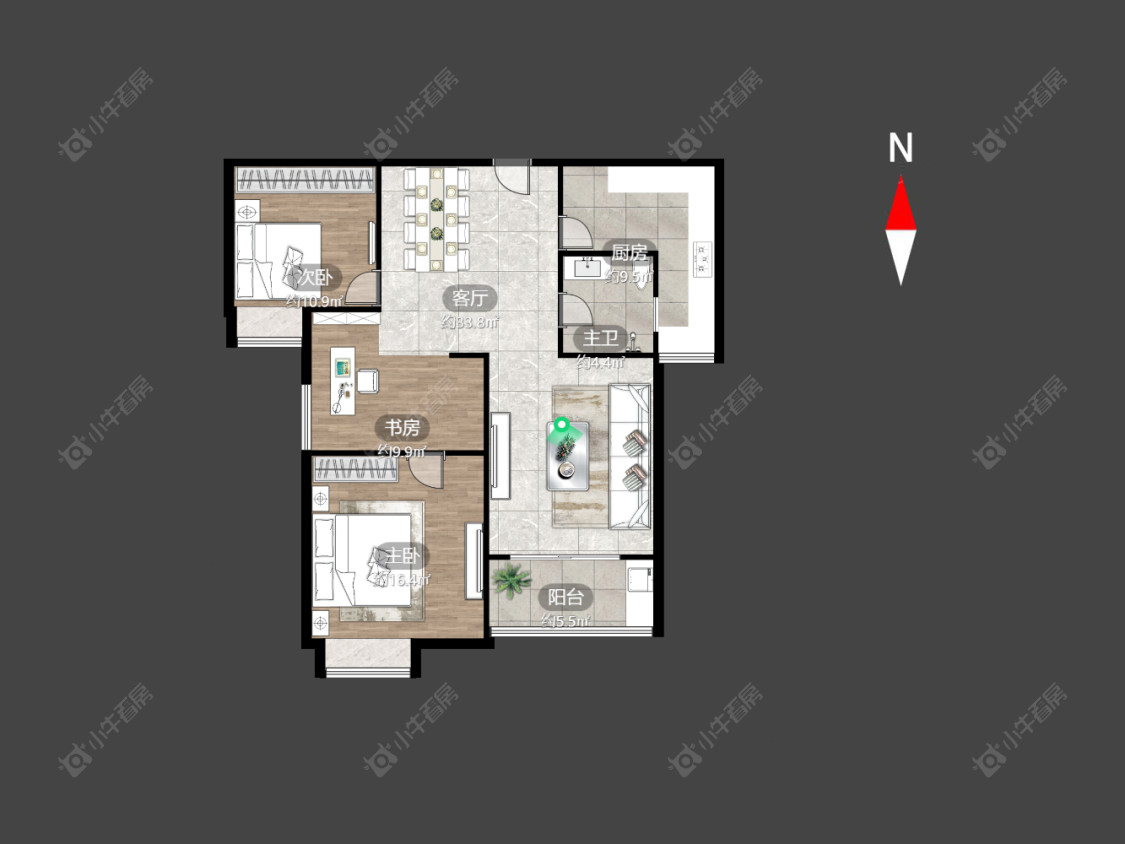 天润园房源户型图 常州天润园在售二手房源户型图_小牛看房