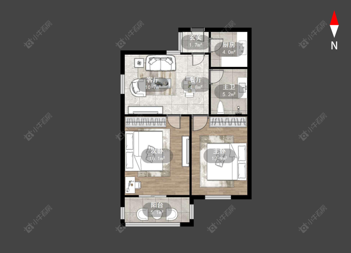常州桃园新村在售二手房源户型图_小牛看房