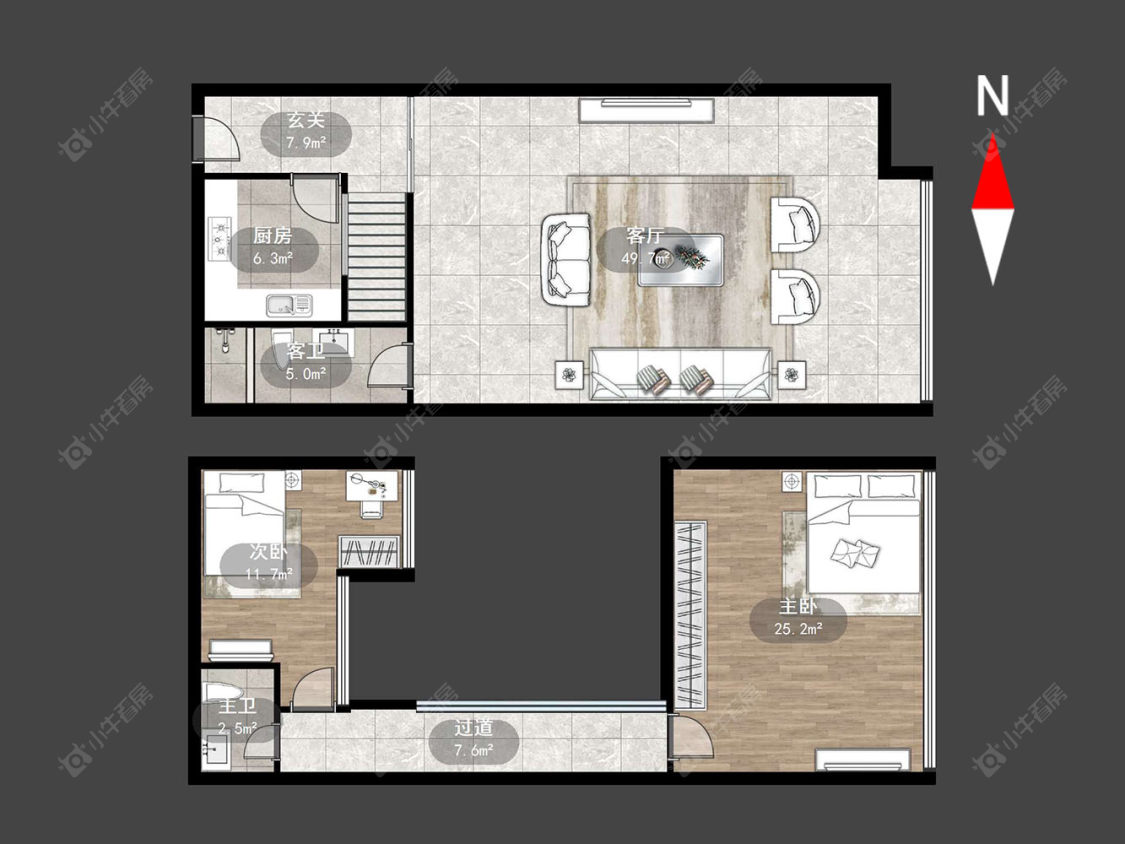 常州华东机电城在售二手房源户型图_小牛看房