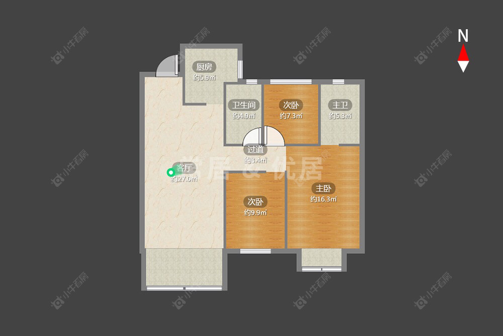 常州新城公馆荣域租房_新城公馆荣域3室2厅房源出租