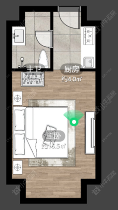 常州高力国际SOHO租房_高力国际SOHO1室1厅房源出租