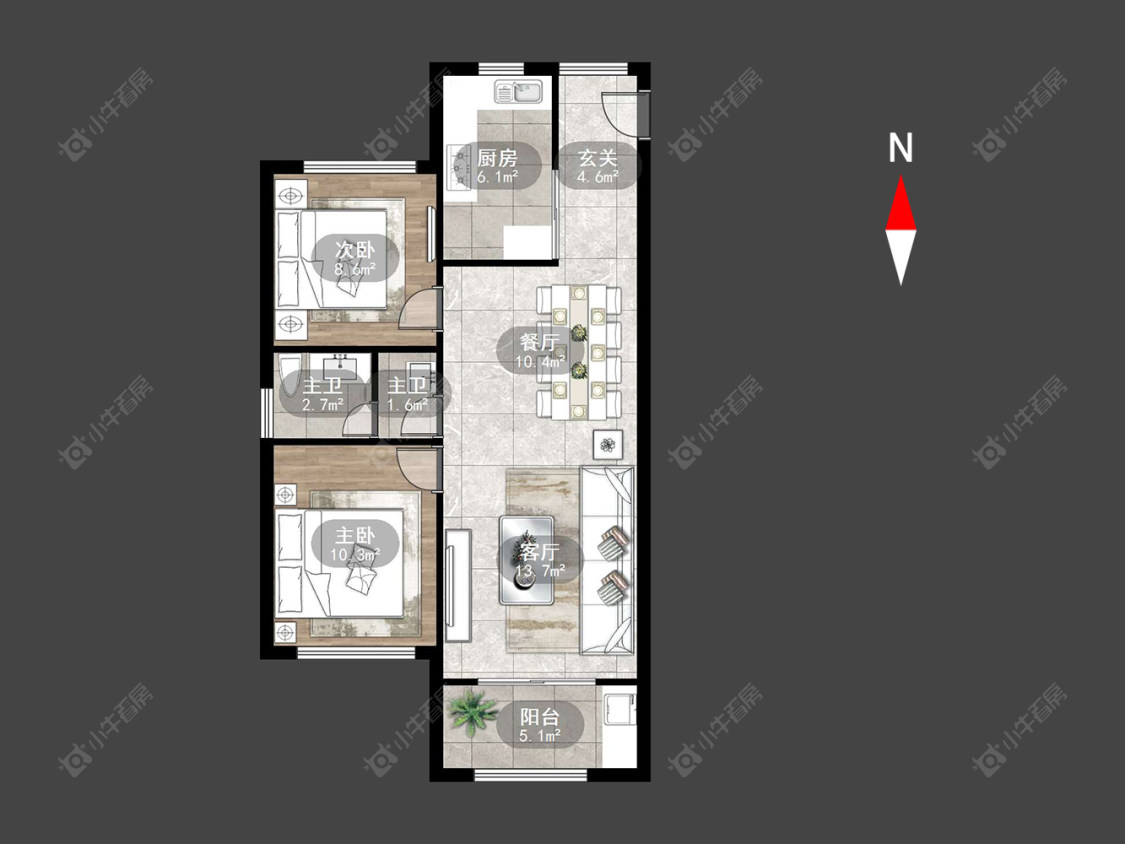 常州金地格林郡在售二手房房源户型图_小牛看房