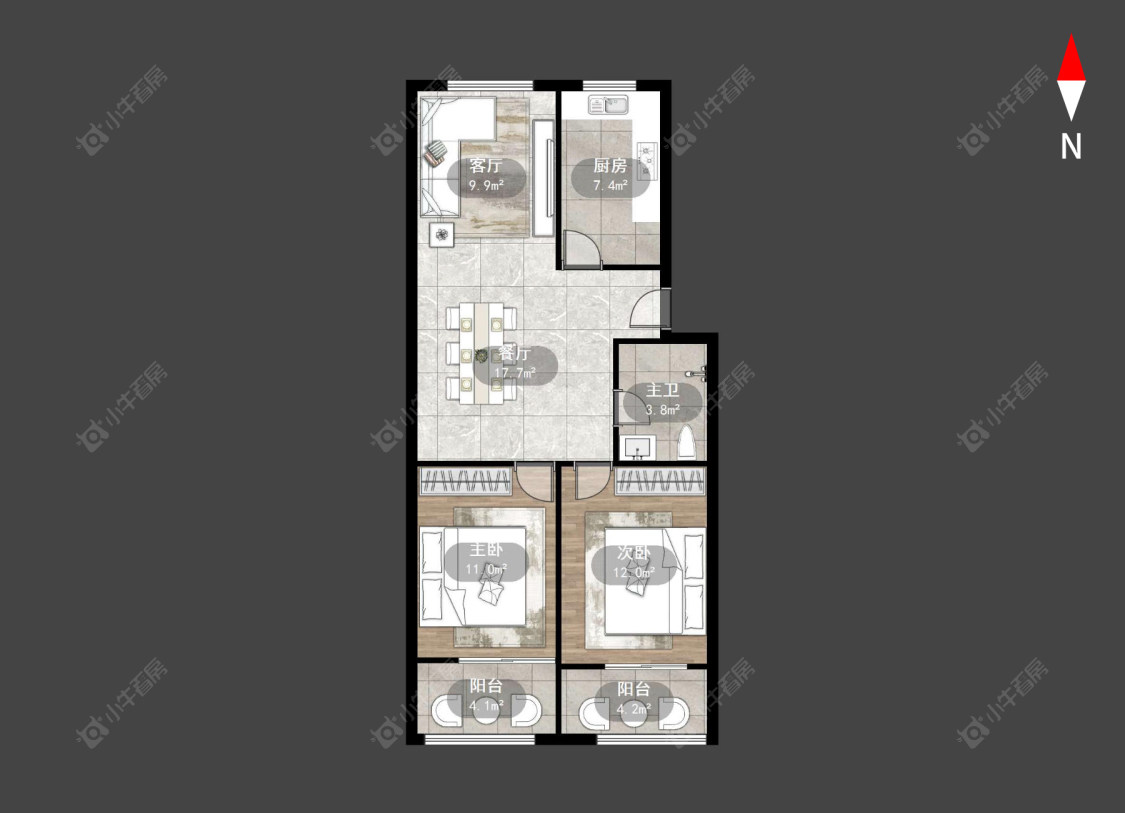 常州桃园新村在售二手房房源户型图_小牛看房