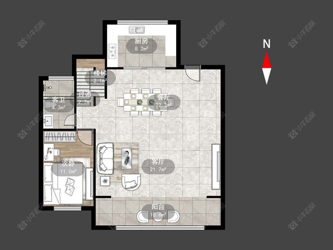 常州龙湖春江天玺在售二手房源户型图_小牛看房