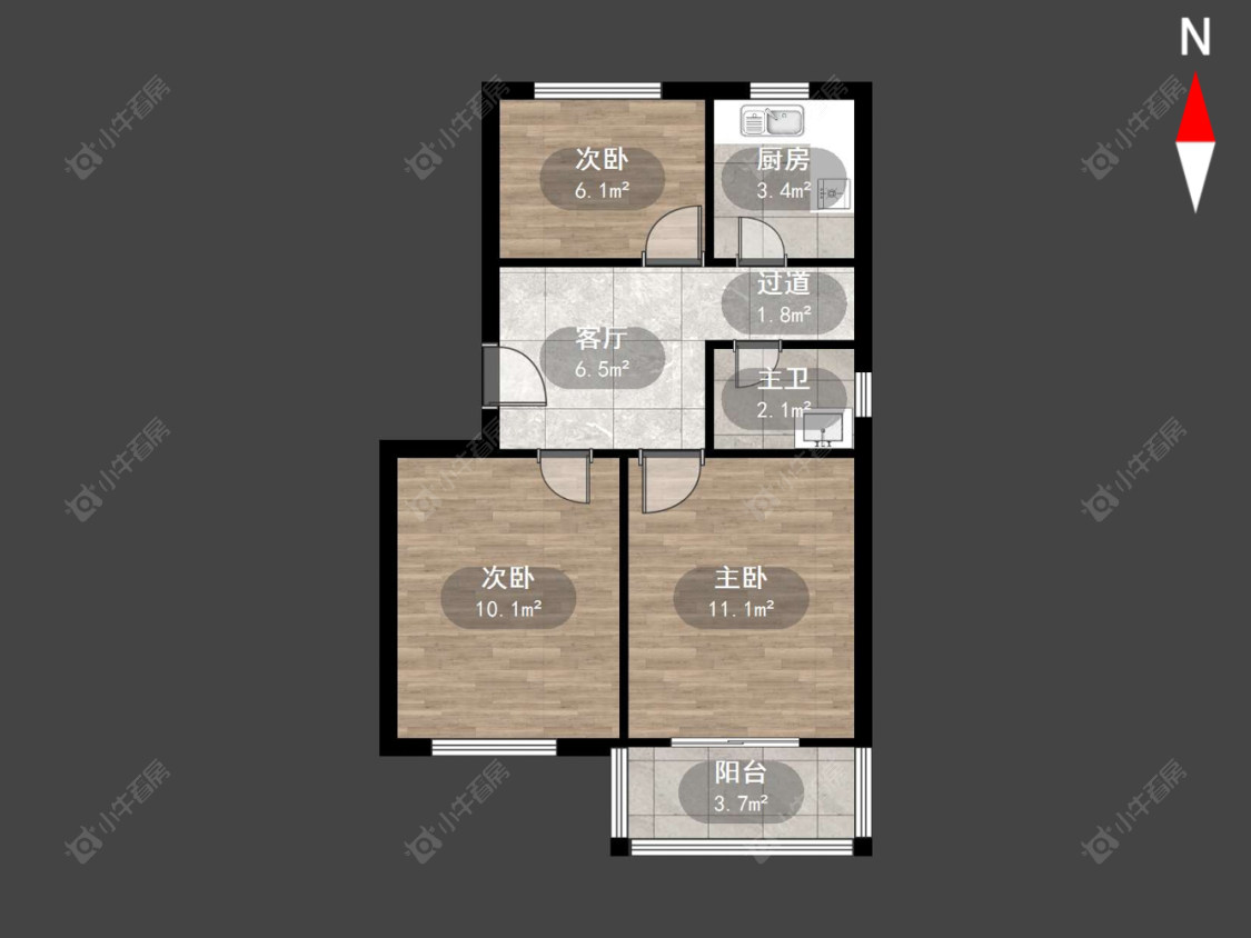 常州金润家园在售二手房源户型图_小牛看房