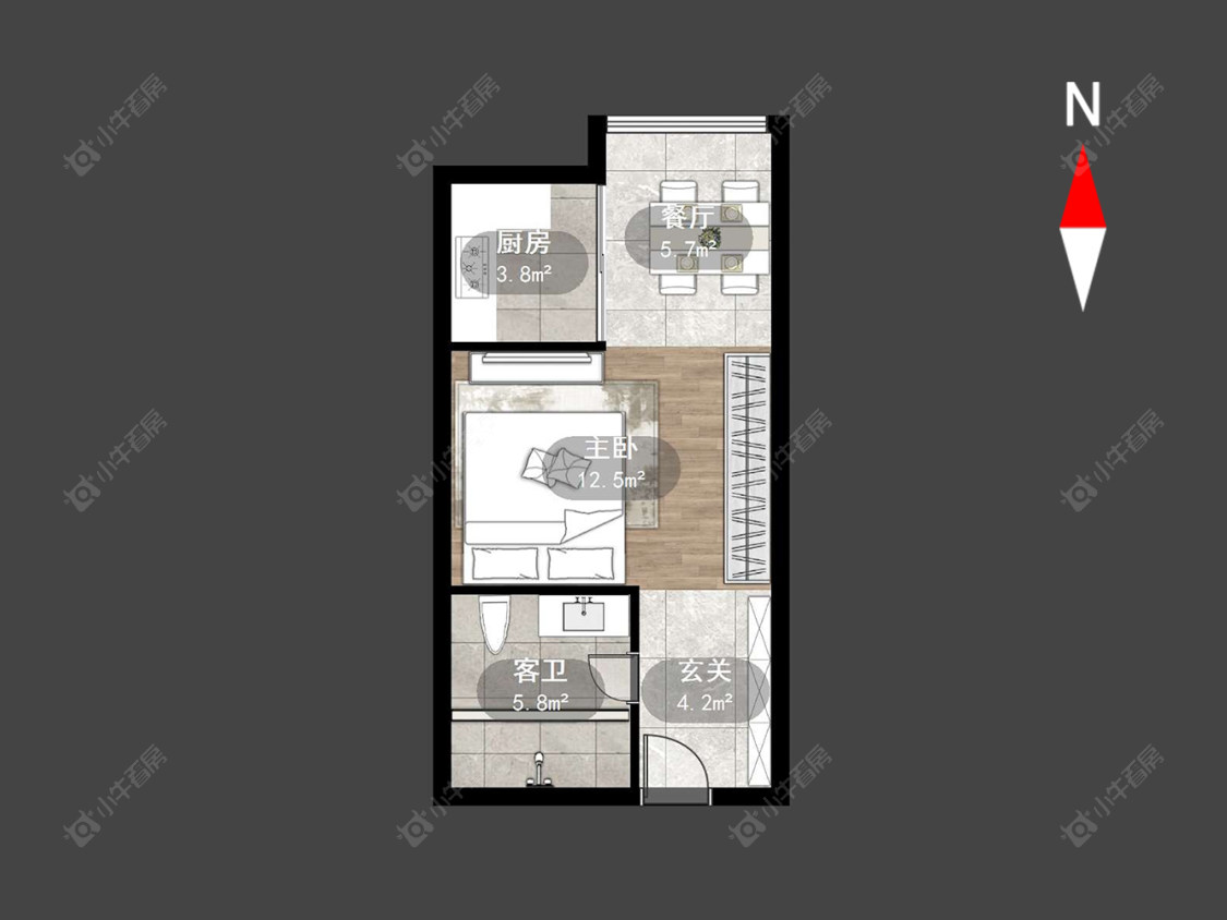 新城尚东区花园西区房源户型图 常州新城尚东区花园西区在售二手房源户型图_小牛看房