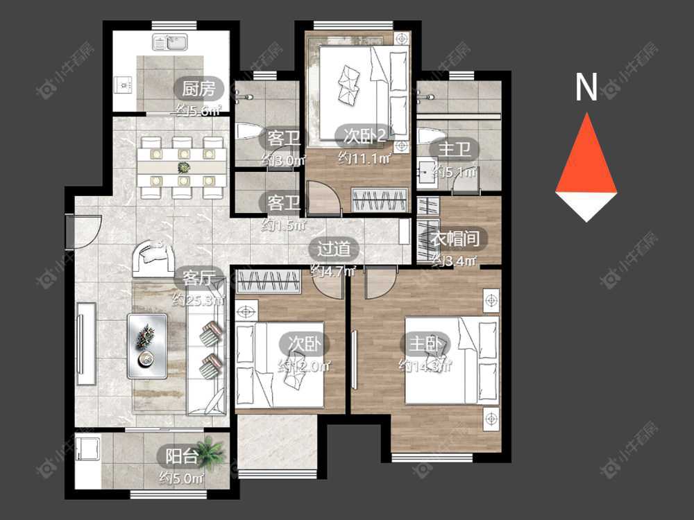 常州新城香溢澜桥二期在售二手房源_小牛看房