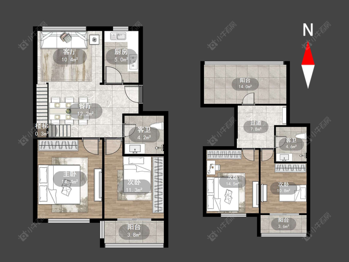 常州华林家园一期在售二手房源户型图_小牛看房