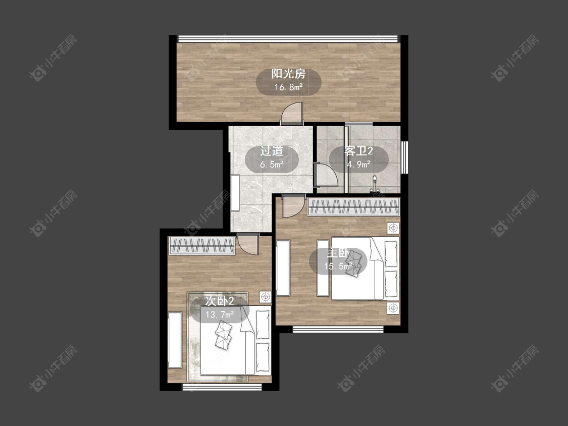 常州华侨新村在售二手房房源户型图_小牛看房