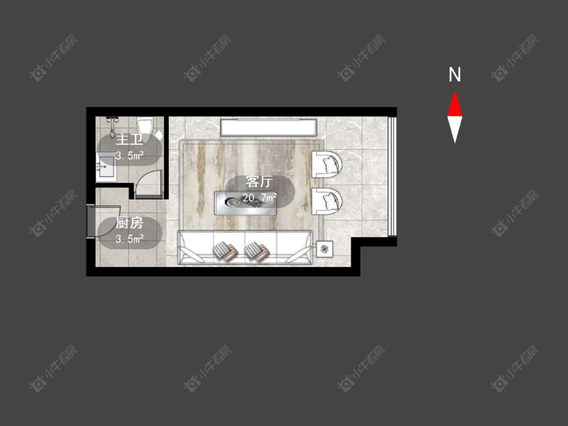 常州世茂广场在售二手房源户型图_小牛看房