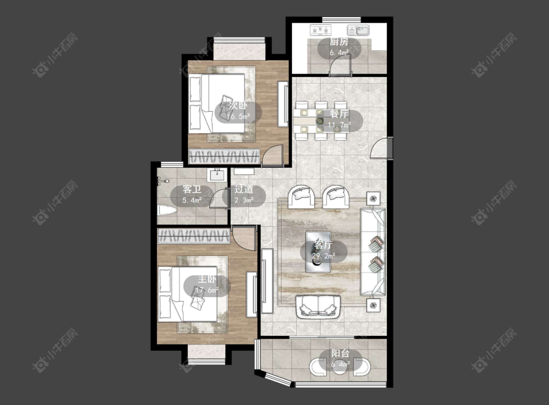 常州长宏苑在售二手房源户型图_小牛看房