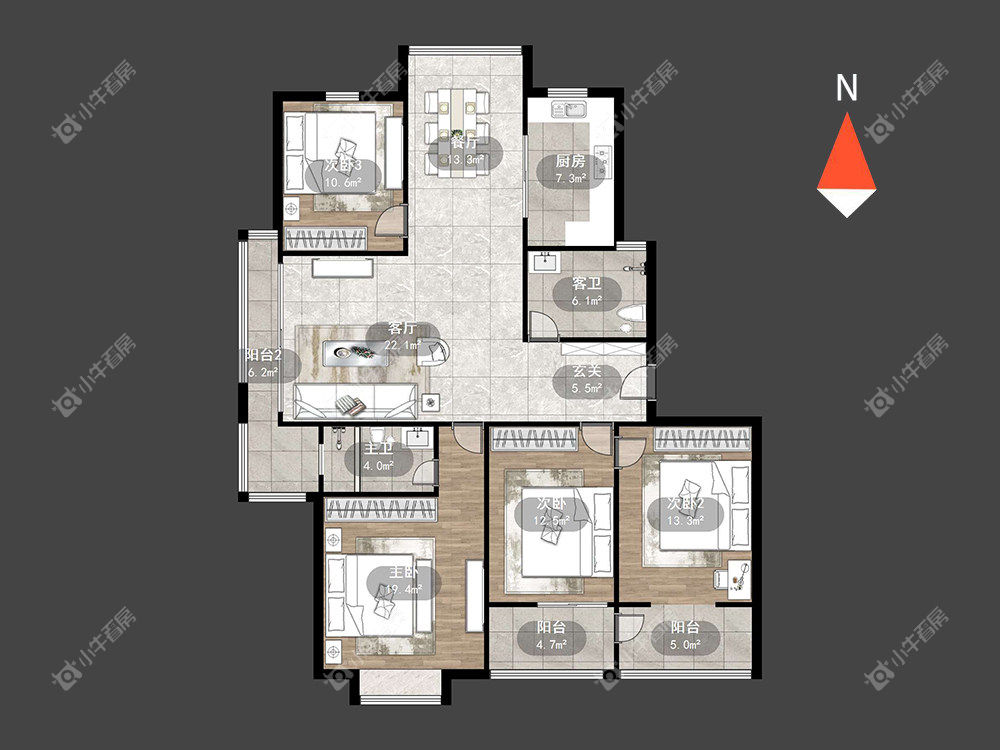 常州新城南都御苑在租房源_小牛看房