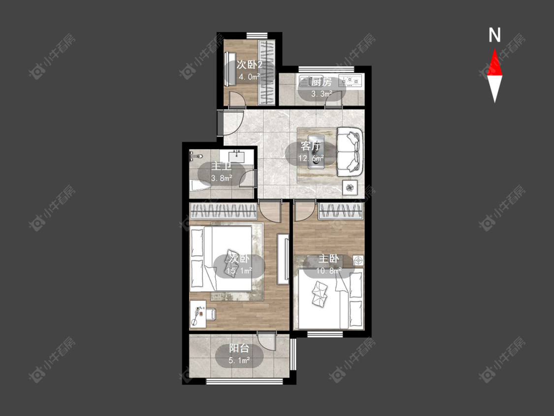 常州丽丰苑在售二手房源户型图_小牛看房