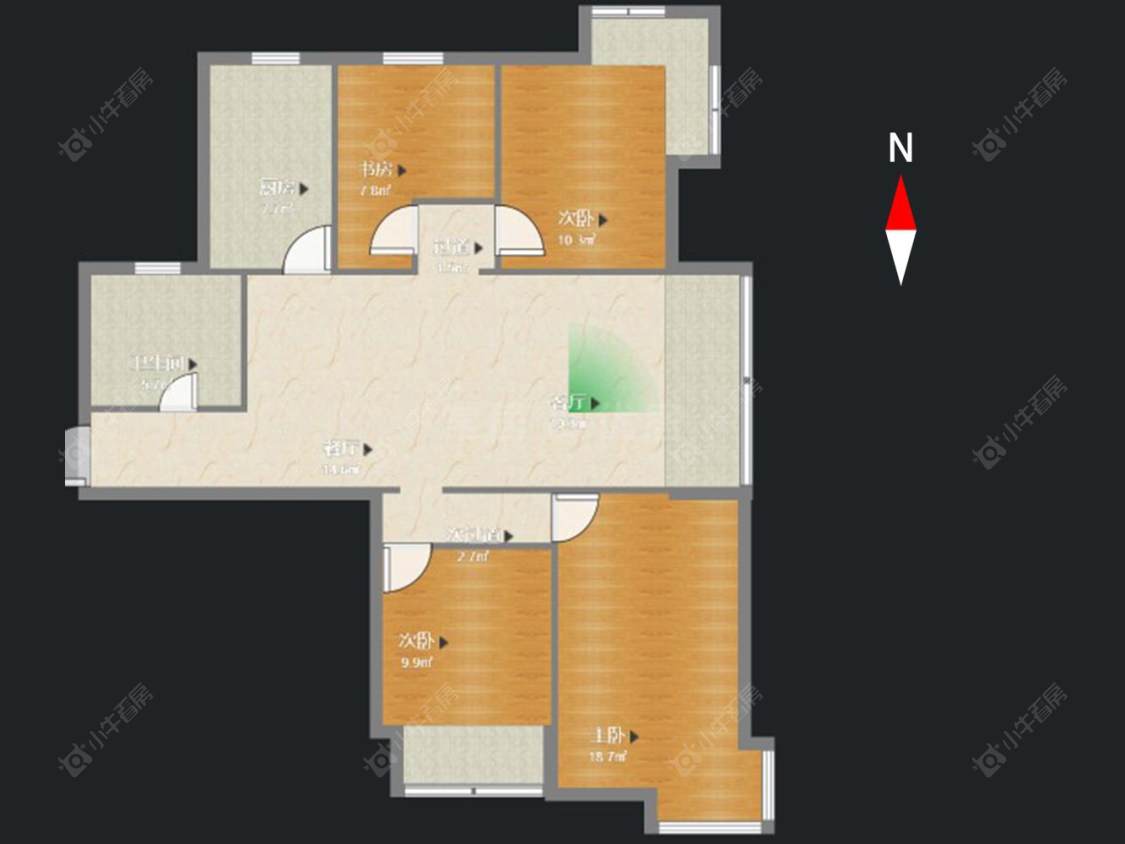 怀德名园房源户型图 常州怀德名园在售二手房源户型图_小牛看房