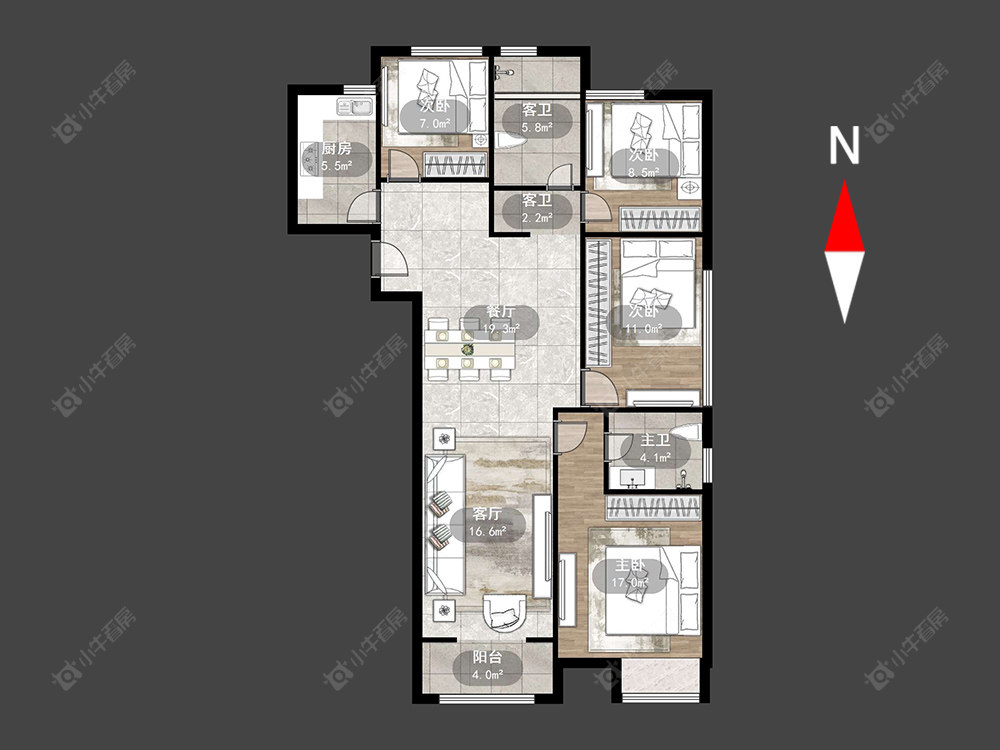 常州德禾豪景在售二手房源户型图_小牛看房