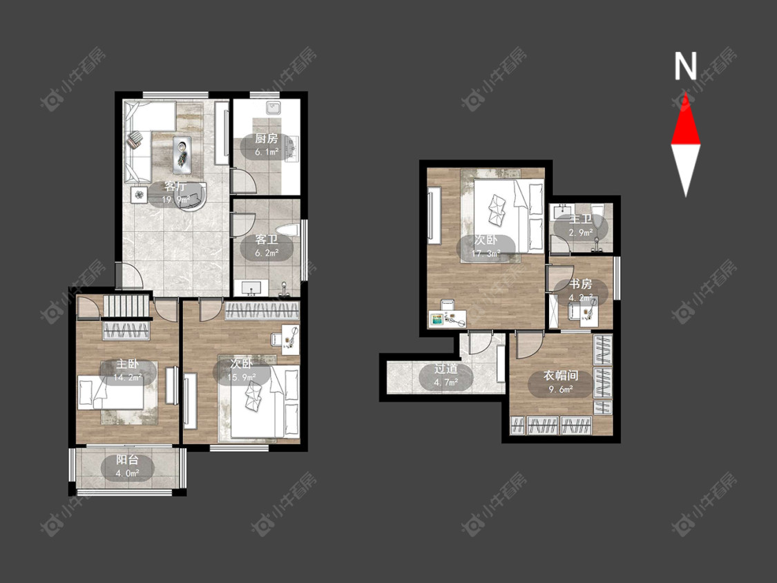 常州五益新村在售二手房源户型图_小牛看房