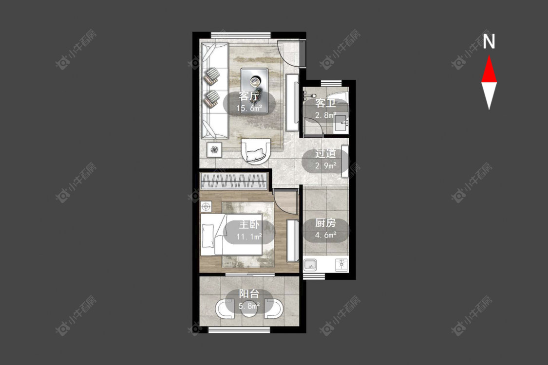 绿地香颂花园房源户型图 常州绿地香颂花园在售二手房源户型图_小牛看房
