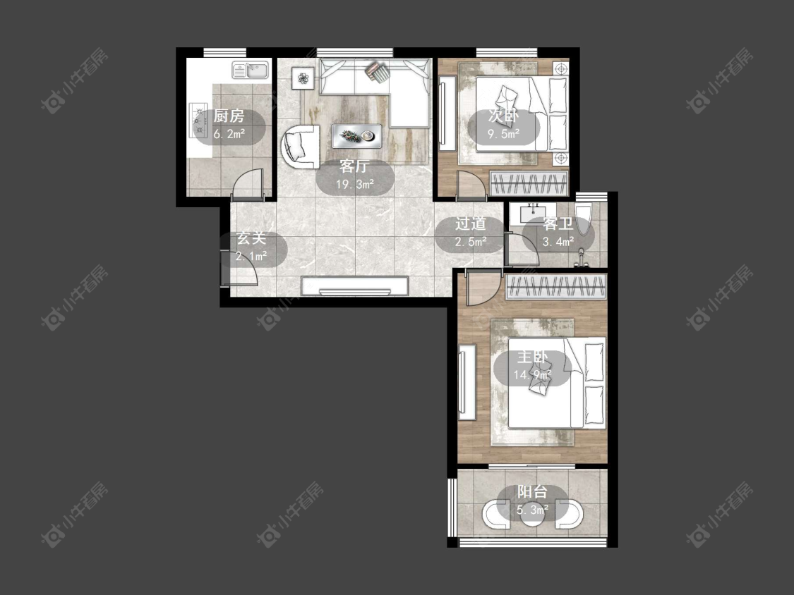 丹阳嘉荟新城在售二手房源户型图_小牛看房