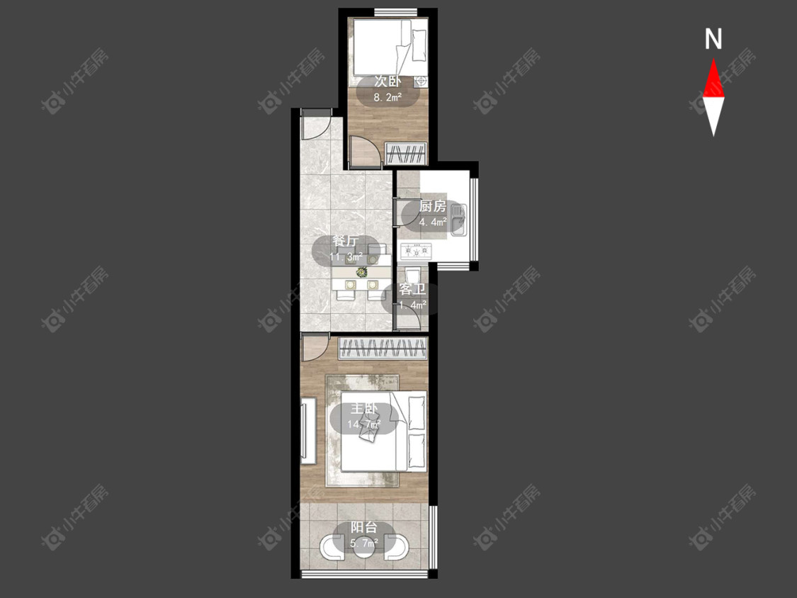 铁配新村房源户型图 常州铁配新村在售二手房源户型图_小牛看房