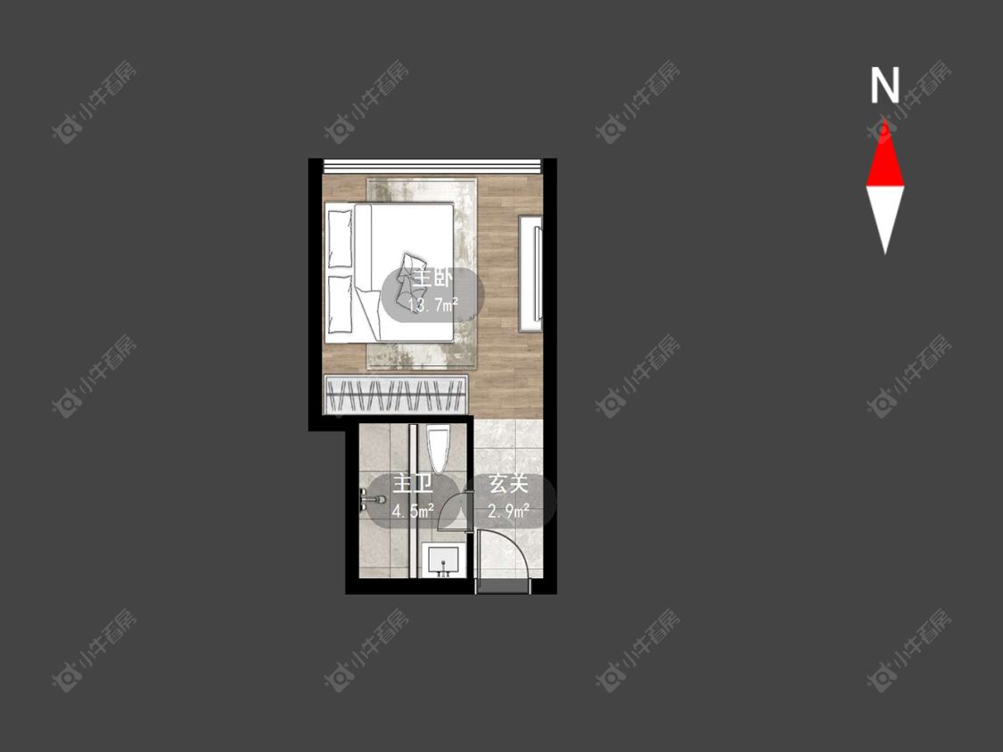 常州北城后街在售二手房源户型图_小牛看房