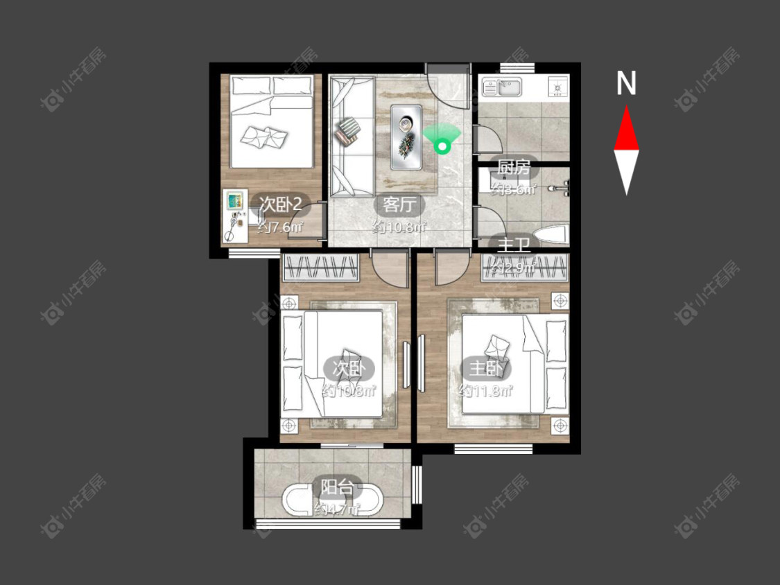 关河中路房源户型图 常州关河中路在售二手房源户型图_小牛看房