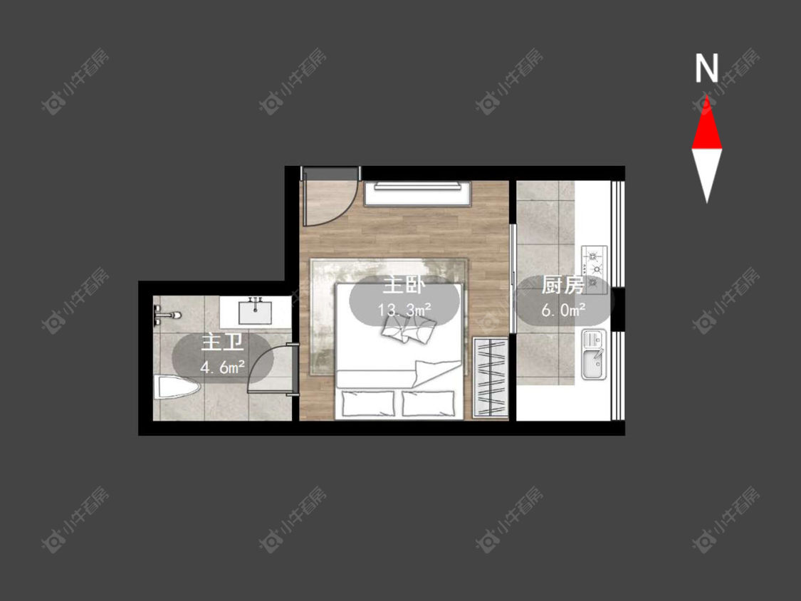 常州湖港名城在售二手房源户型图_小牛看房