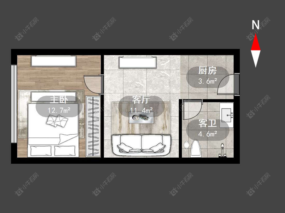 常州绿地峰荟在售二手房房源户型图_小牛看房