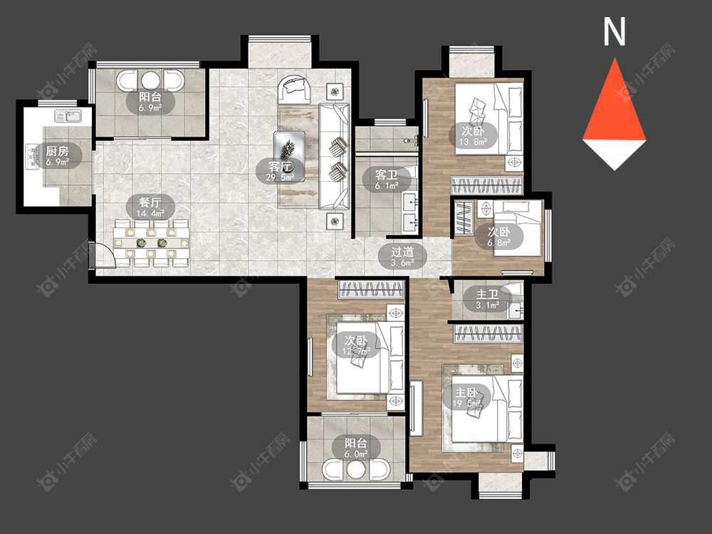 天隽峰房源户型图 常州天隽峰在售二手房源户型图_小牛看房