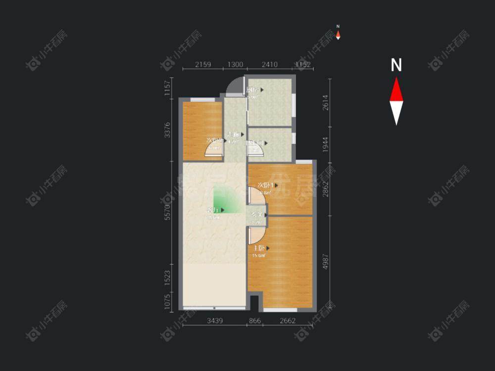 新城悠活城房源户型图 常州新城悠活城在售二手房源户型图_小牛看房