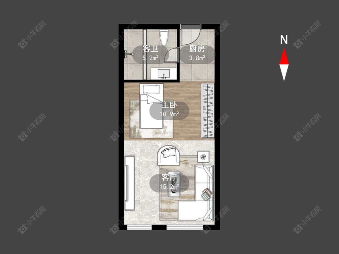 常州港龙尚层在售二手房源户型图_小牛看房