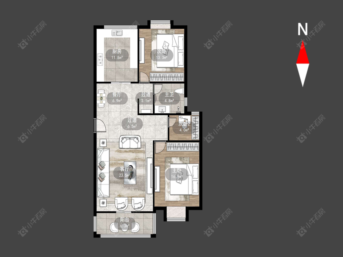 太湖明珠苑南苑房源户型图 常州太湖明珠苑南苑在售二手房源户型图_小牛看房