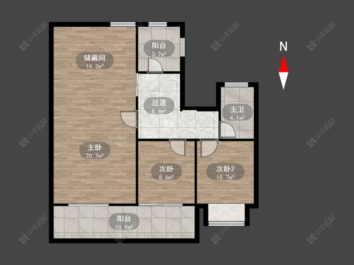 常州龙湖春江天玺在售二手房房源户型图_小牛看房