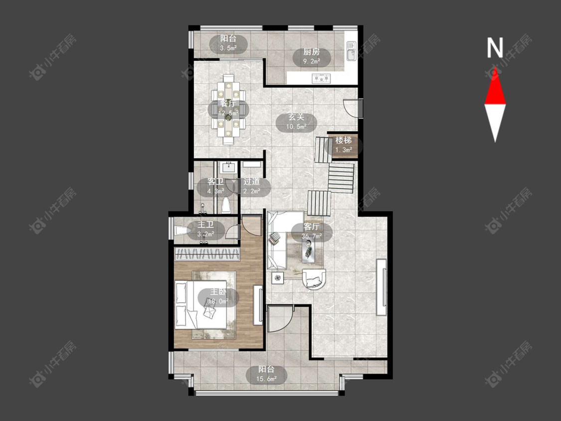 常州紫阳美地山庄别墅区在售二手房源户型图_小牛看房