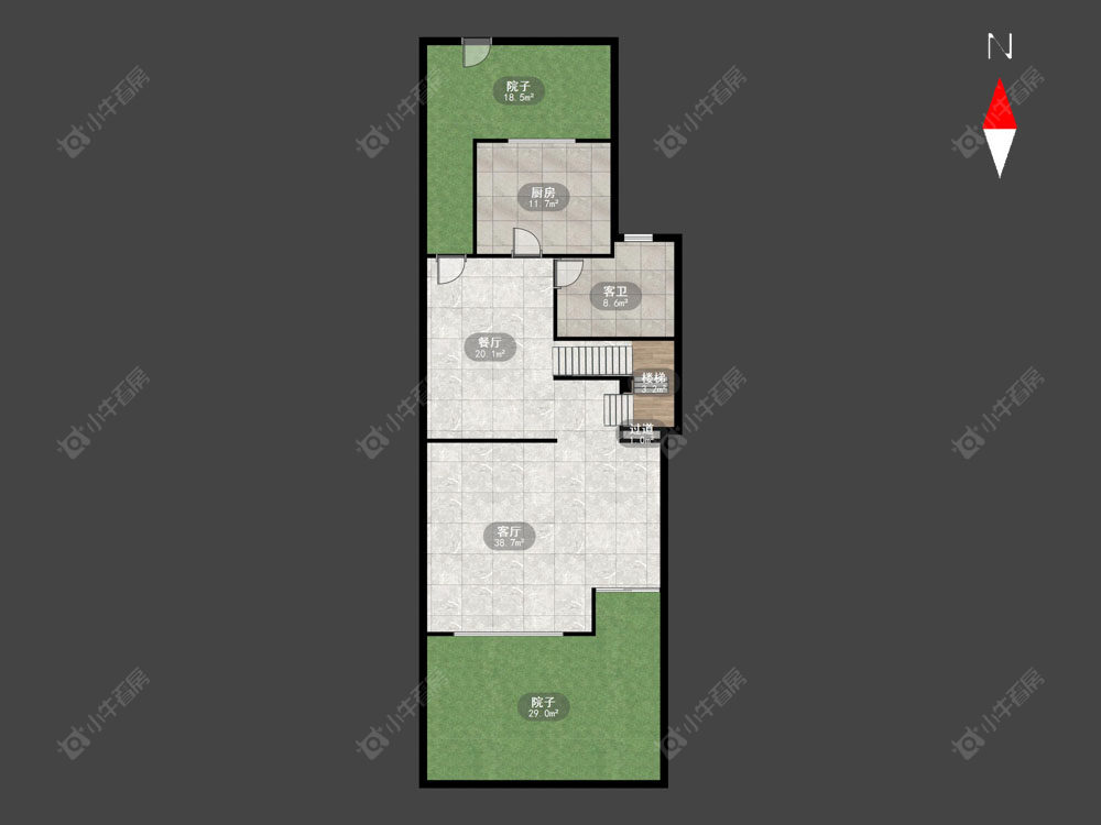 常州天禄西阆苑别墅区在售二手房房源户型图_小牛看房