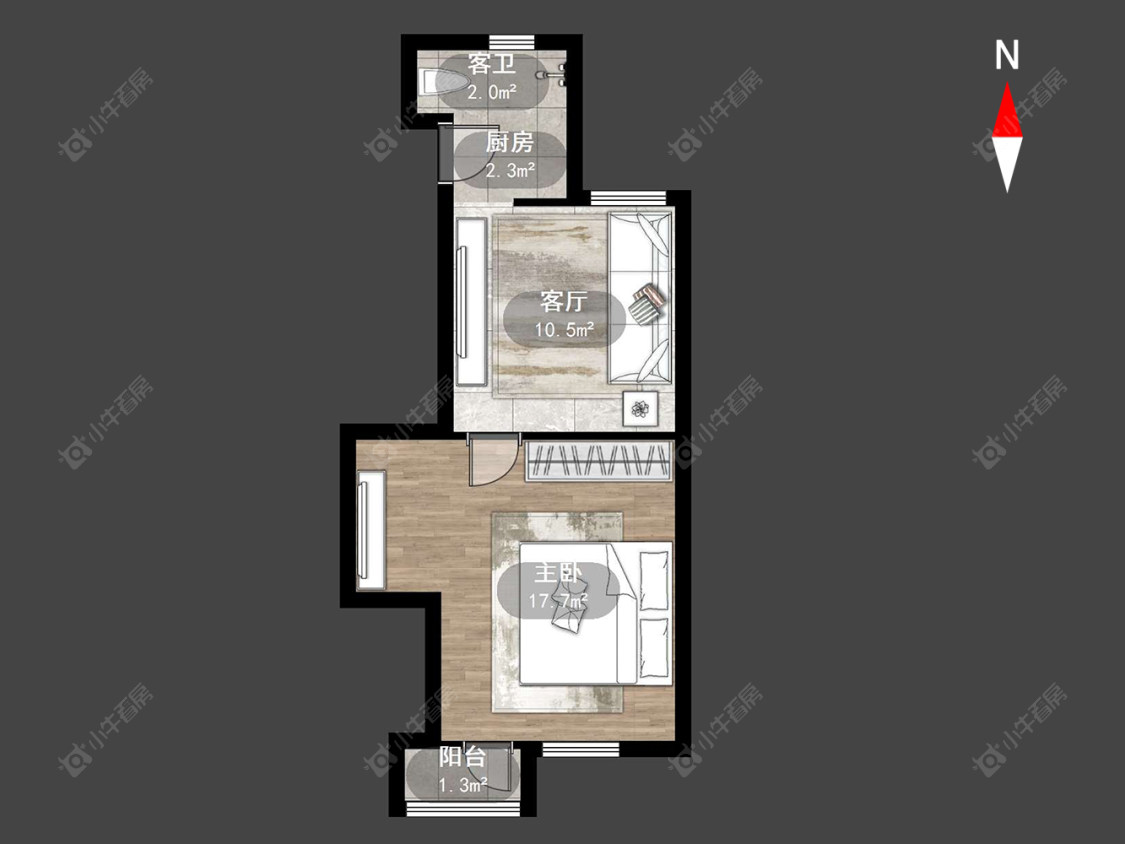 工房北区房源户型图 常州工房北区在售二手房源户型图_小牛看房