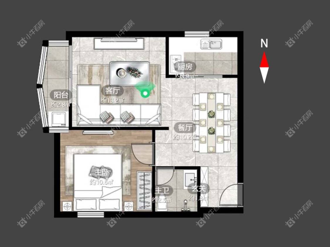 常州晋陵北苑在租房源_小牛看房