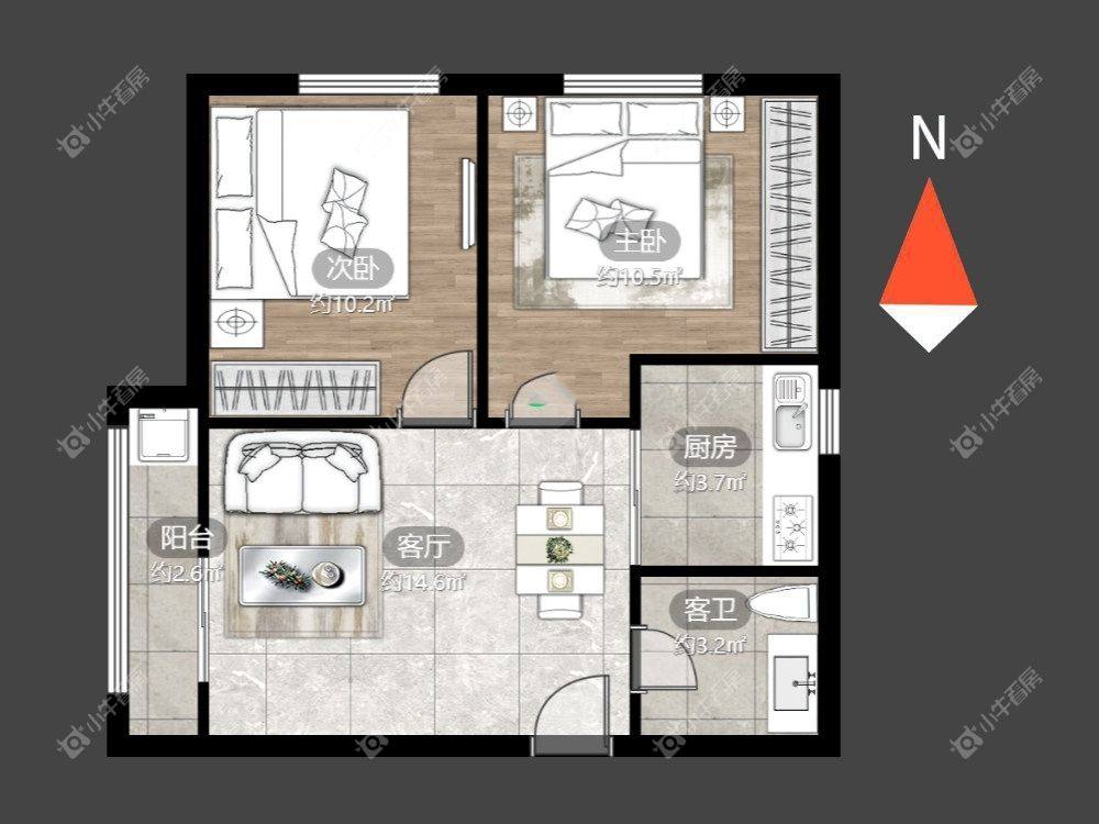 常州天禄商务广场在租房源室内图_小牛看房