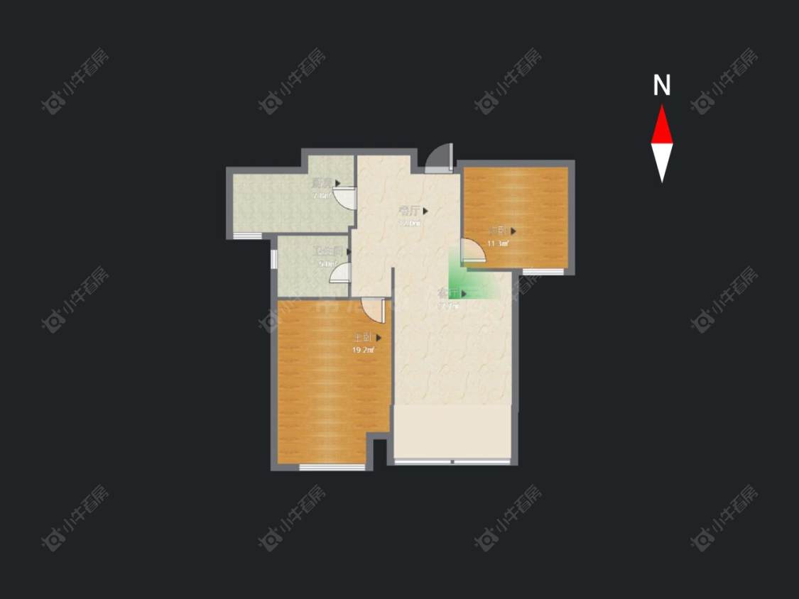 常州香溢紫郡二期在售二手房源户型图_小牛看房