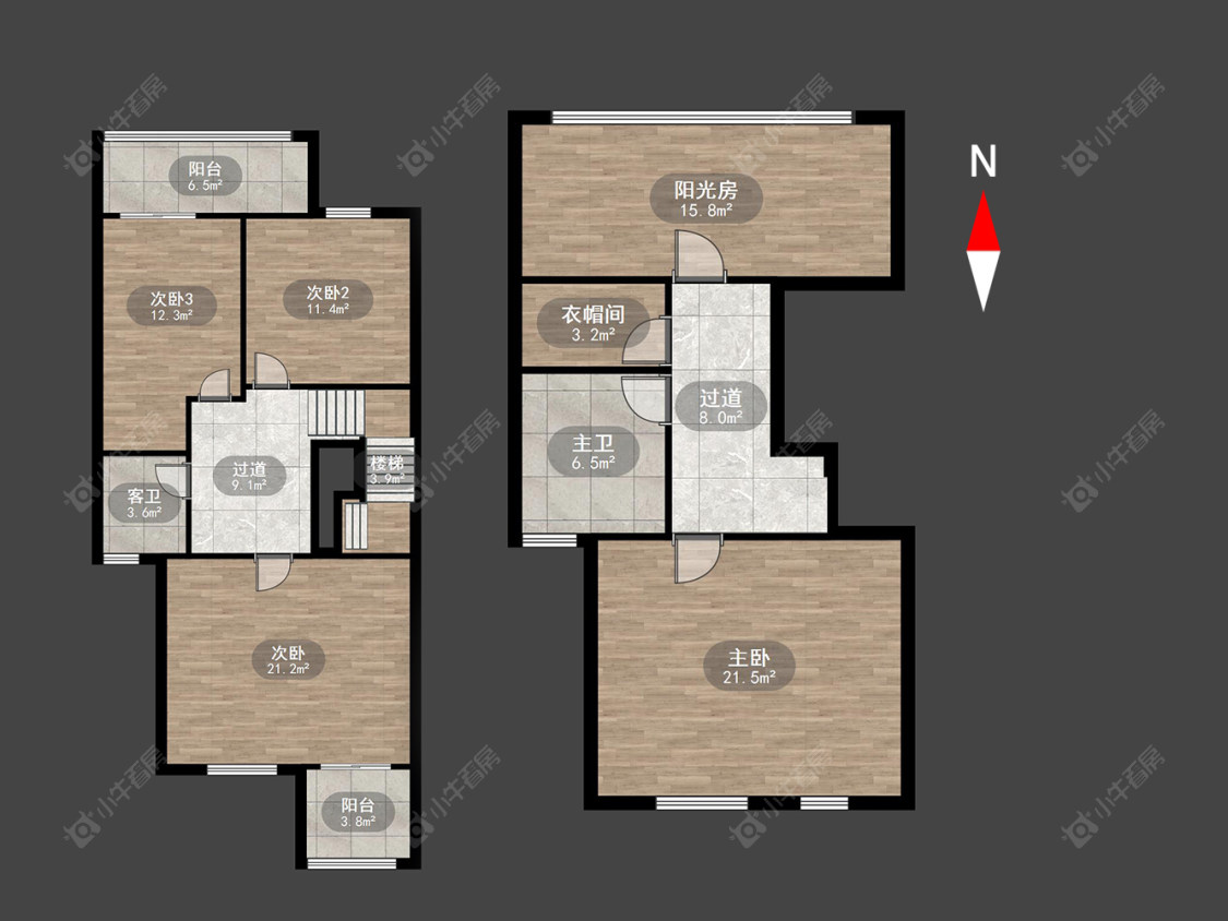 常州绿地世纪城别墅区在售二手房房源户型图_小牛看房