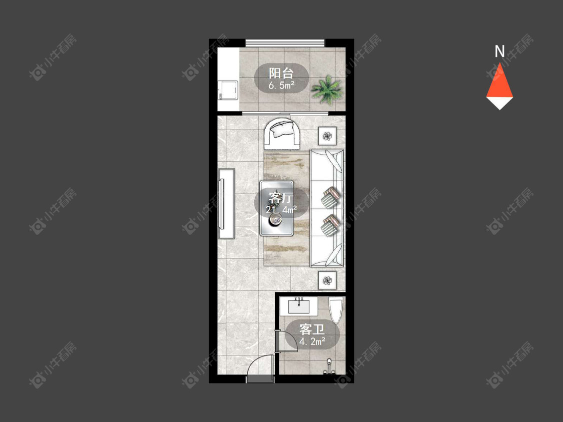 常州星河国际六区在售二手房源户型图_小牛看房